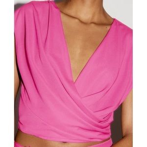 ZARA women top /wrap top / Blouse /dress top, NEW WITH TAG.